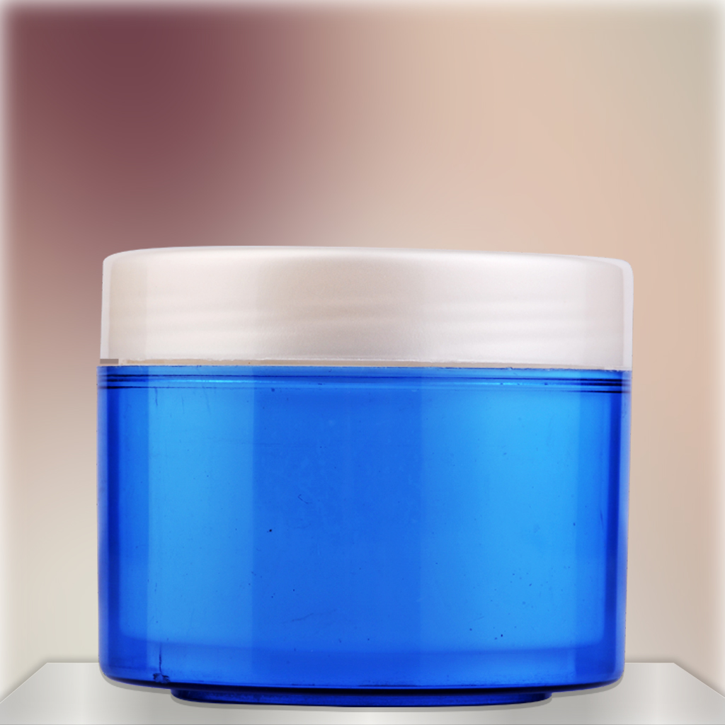 100 cc Krem Kavanozu Renkli Mavi