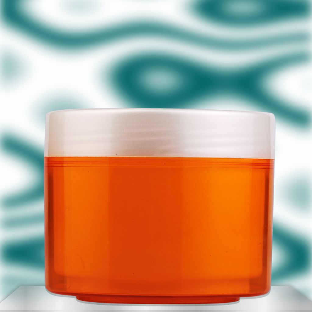 100 cc Krem Kavanozu Renkli Turuncu