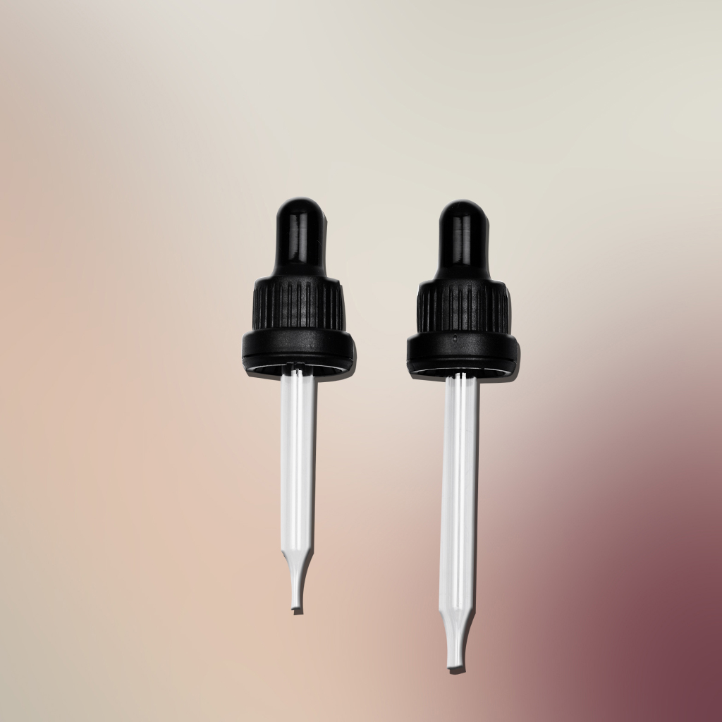 18 Ağız Kilitli Kapaklı Cam Damlalık