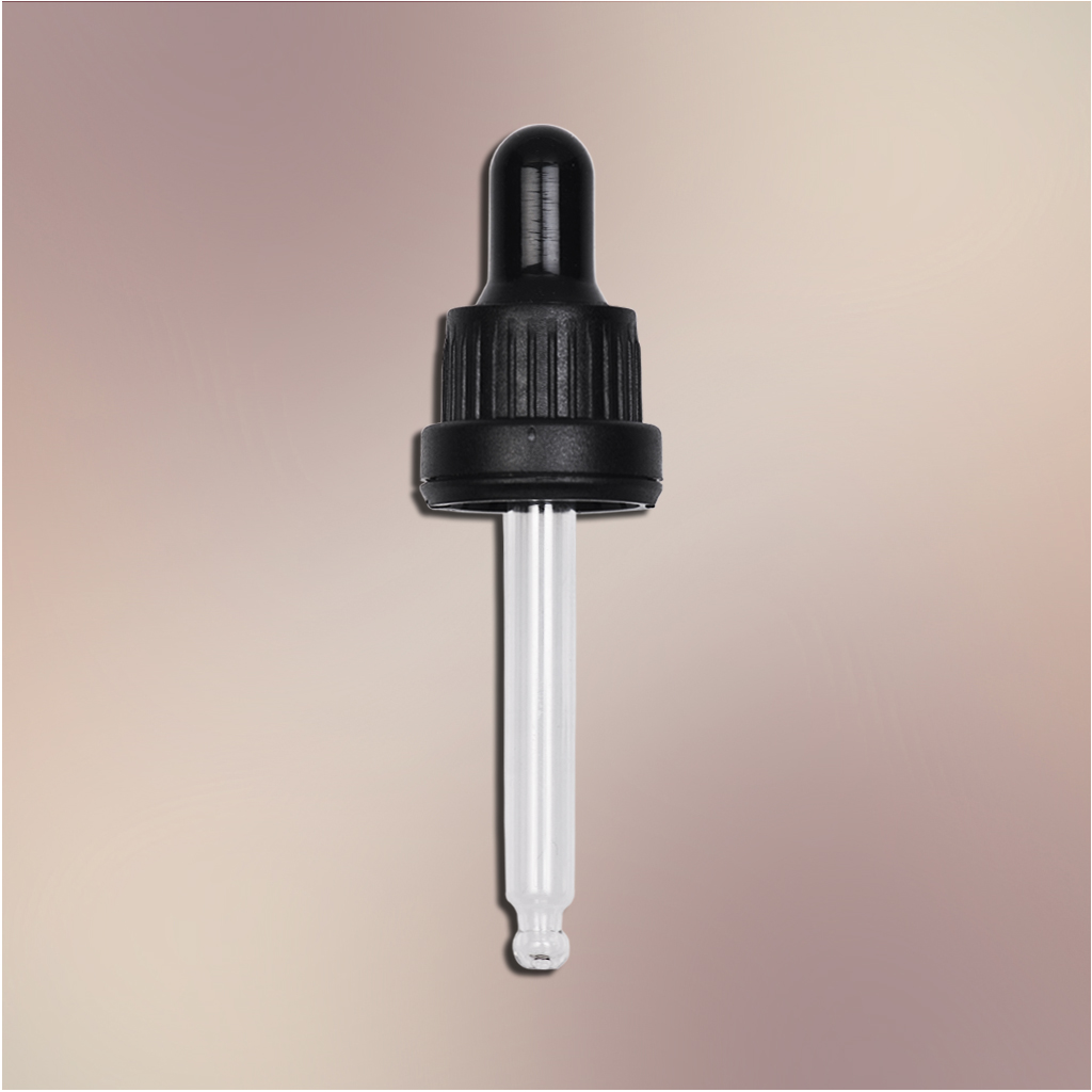 Plastik Kilitli Kapaklı Cam Damlalık 2